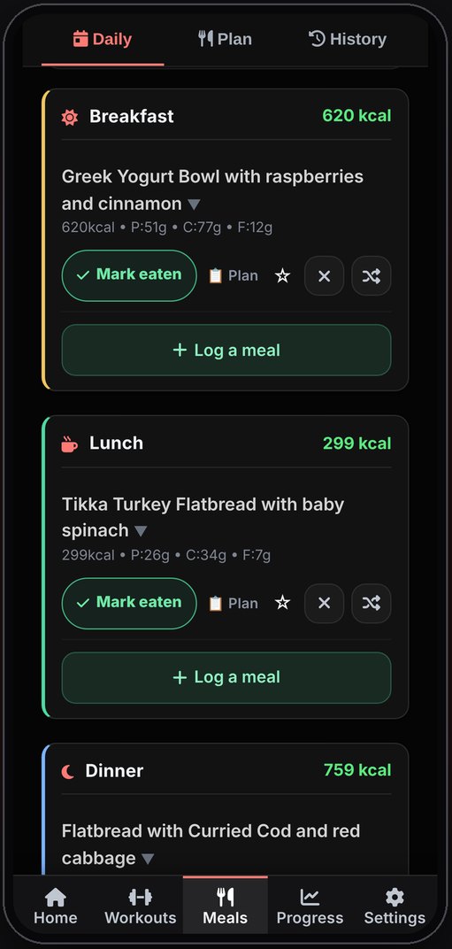 RTC meal plan